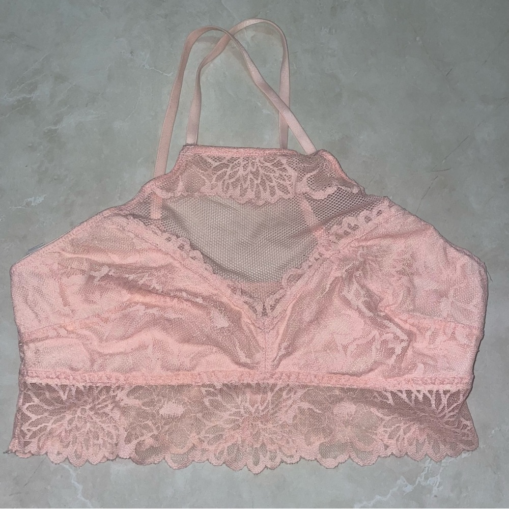 Pink Lace Bralette